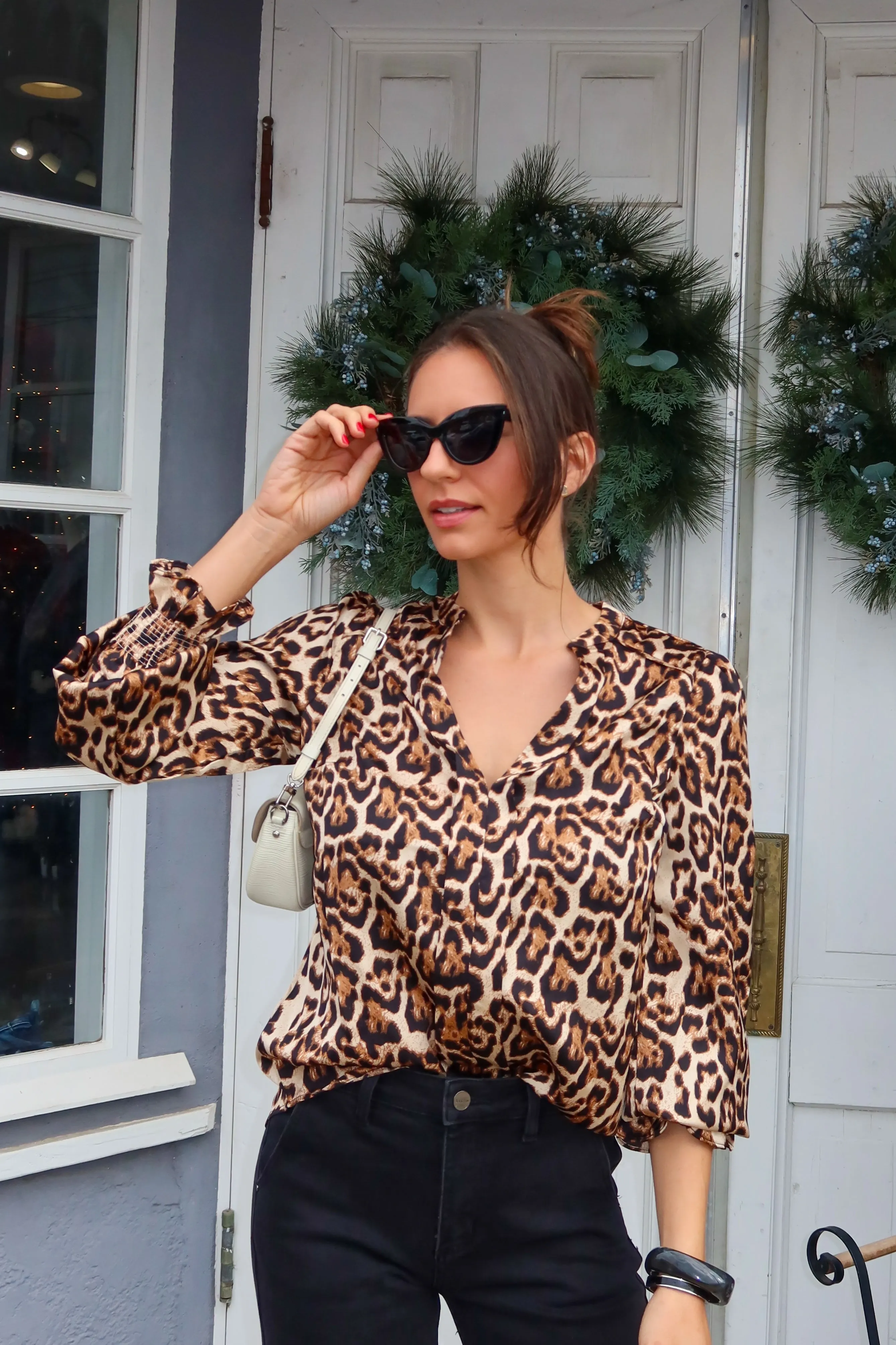 Leopard Blouse
