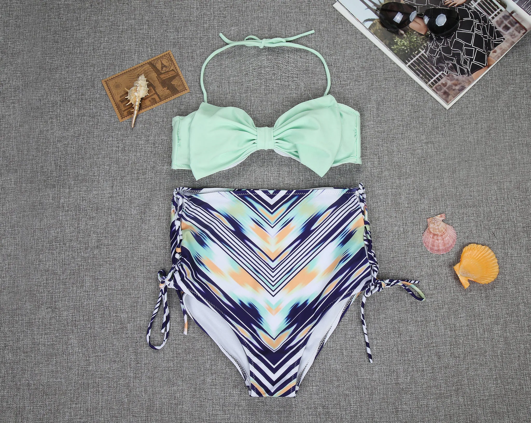 Let Me Be Yours High Waist Bikini Sets