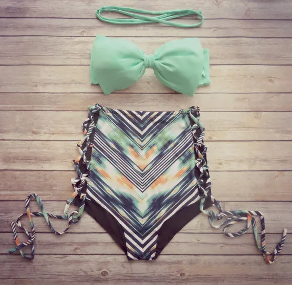 Let Me Be Yours High Waist Bikini Sets
