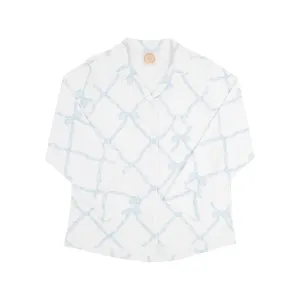Let Me Lounge Long Sleeve Top (Women's) - Buckhead Blue Belle Meade Bow
