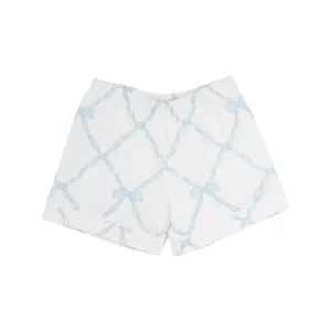 Let Me Lounge Shorts (Women's) - Buckhead Blue Belle Meade Bow