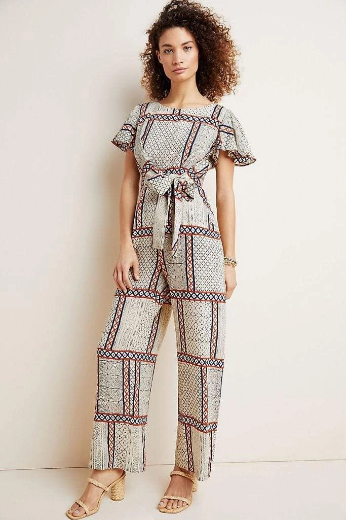 FadeResistant Dye AntiSnag Fabric Letizia Jumpsuit - Dulce de Tequila