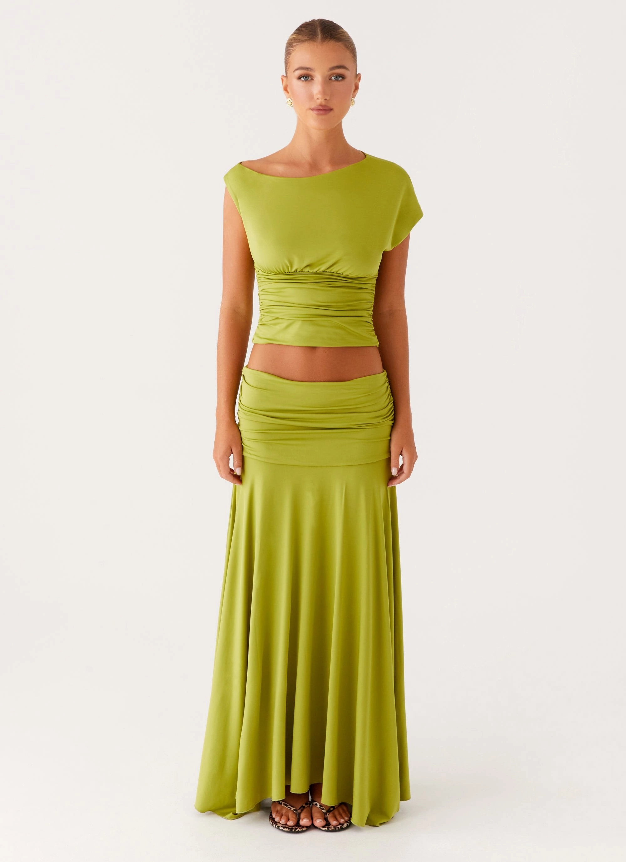 ZipperedPockets Liana Asym Top - Green