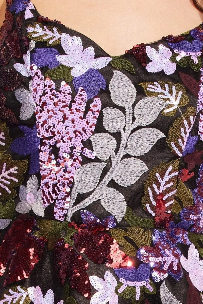 Serena Dress ?C Tempest Bloom Sophisticated Wear Blush Shade