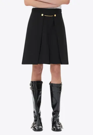 Light Twill Tailored Skirt