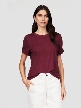 Light and Soft Perfect Tee Remix Night Berry Feminine Fit college Perfect Tee Remix Night Berry