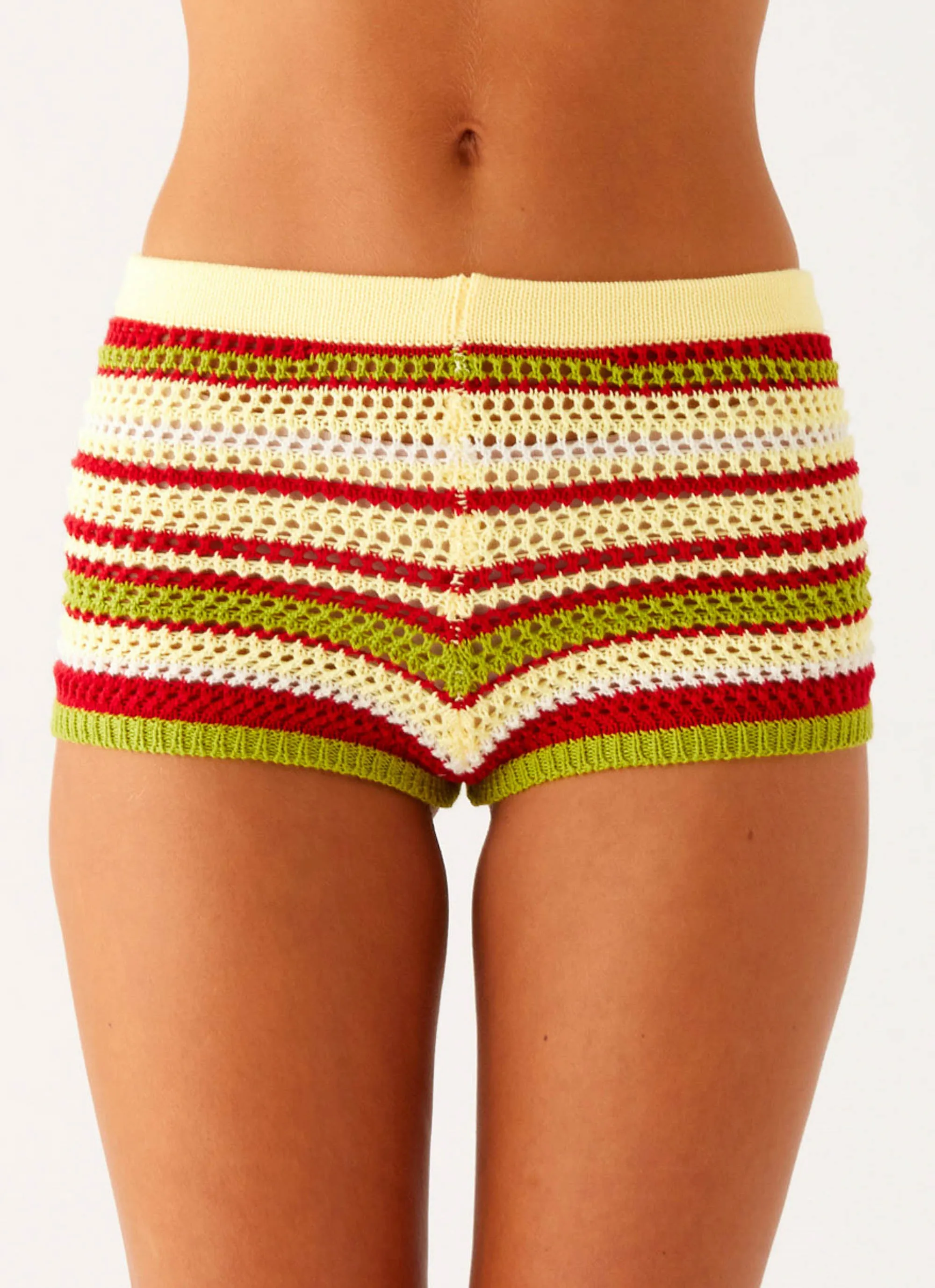 Casual Wear Miffy Mini Shorts - Yellow Multi