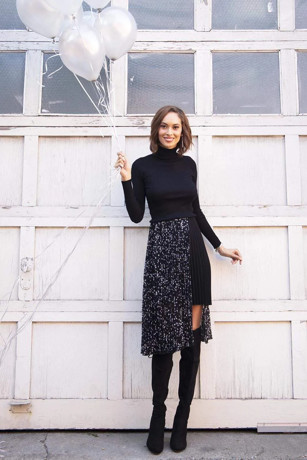 Comfort Fit Smooth Cut Pipa Skirt in Snowflower