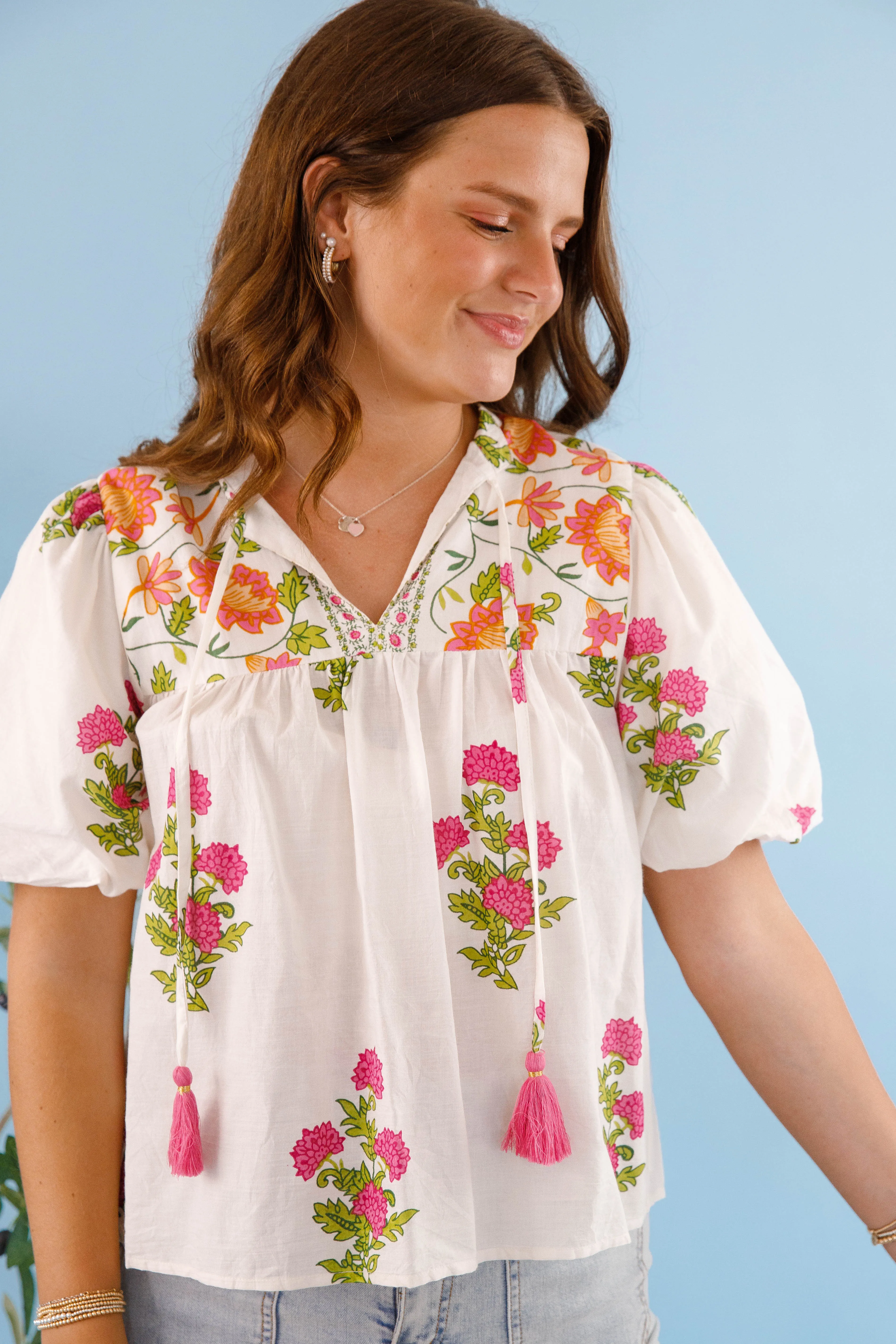 Casual Fit On The Move Blouse-White