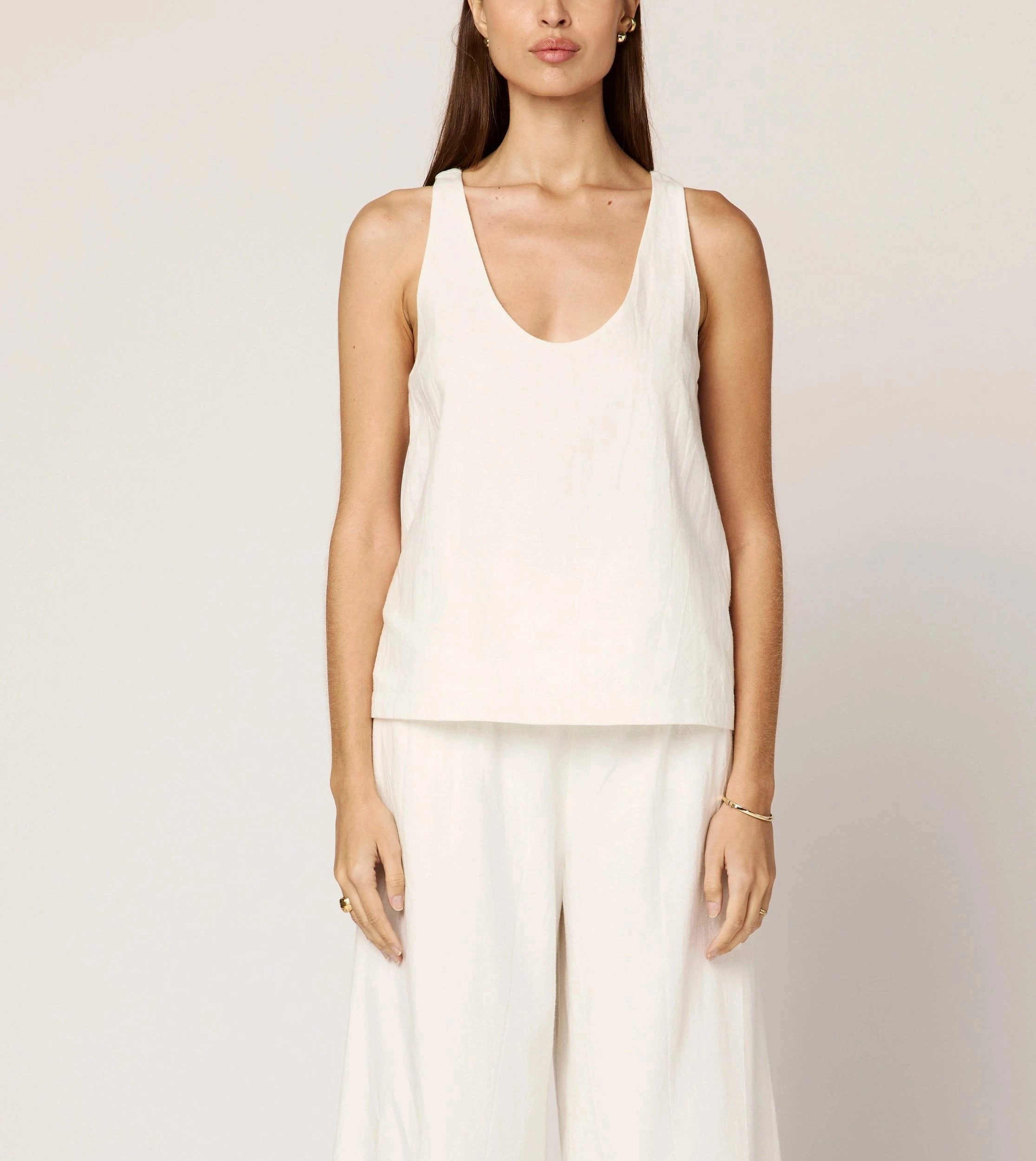 Loose Blouse Ambesia Tank | Ivory