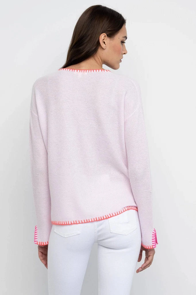 Lisa Todd Beach Lover Sweater Wisteria Active Layer