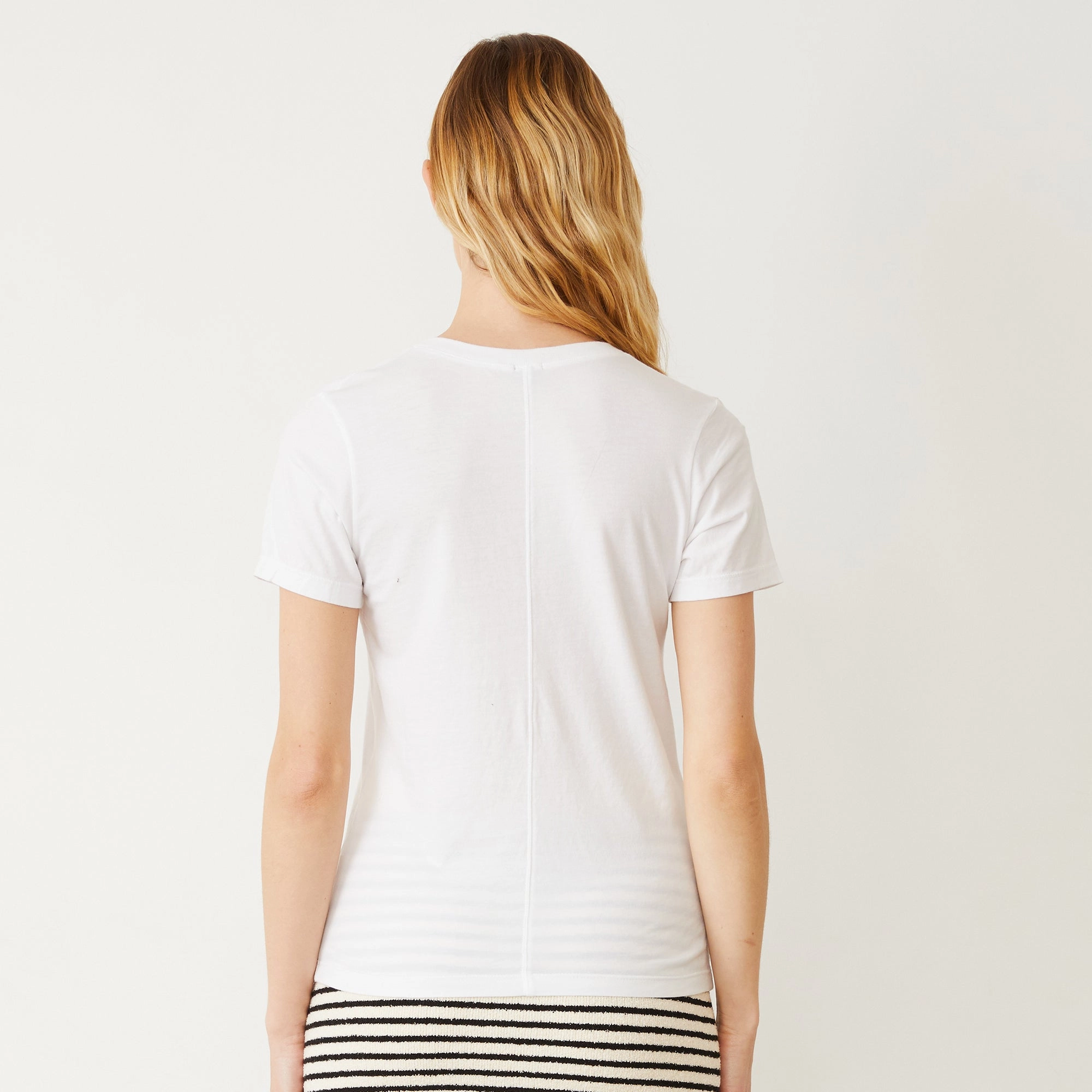 Basic V Neck Tee Reflective Safety Accents Ultra Soft Texture