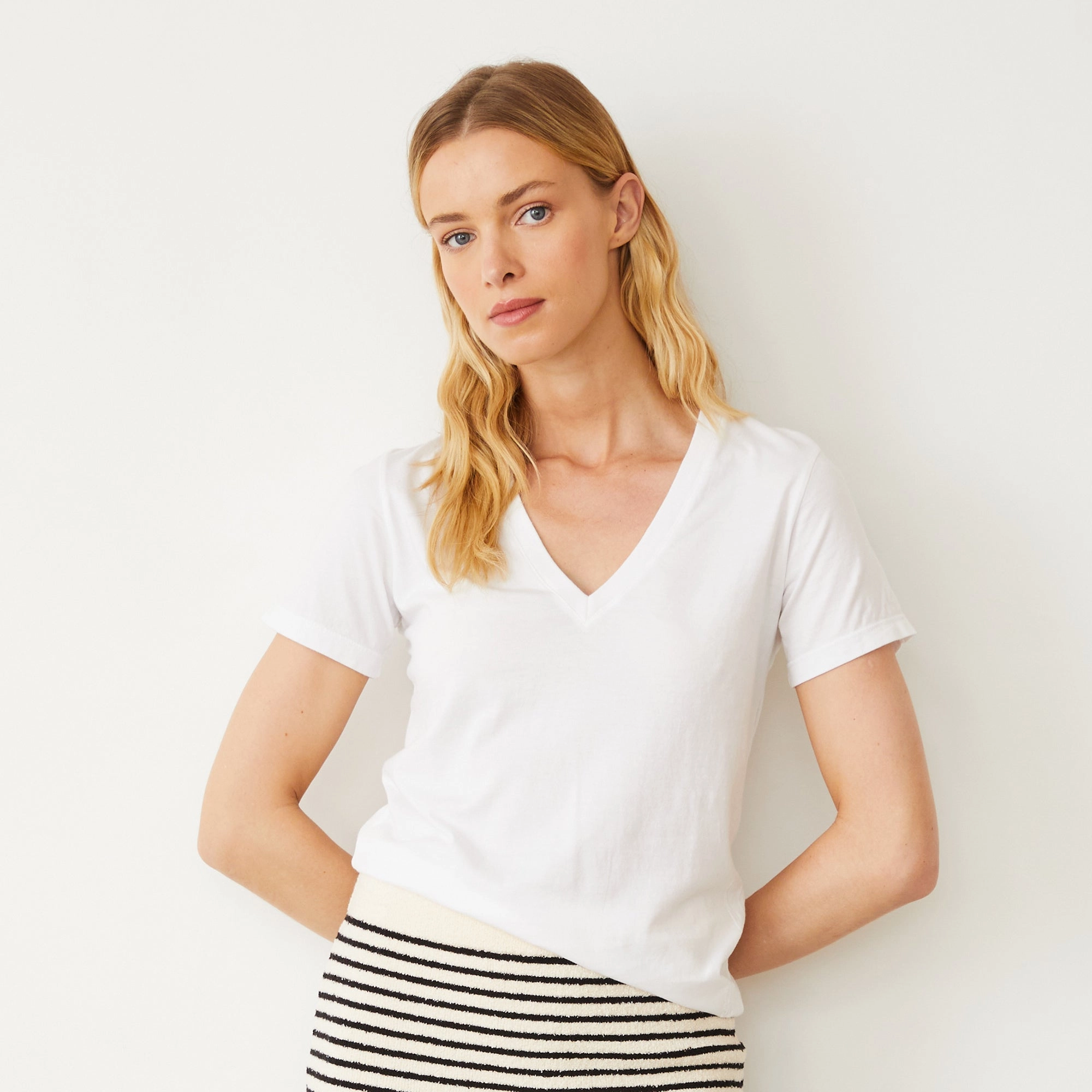 TearResistant Basic V Neck Tee