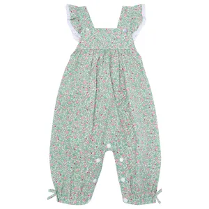 Lilly Baby Rompers - Green Floral