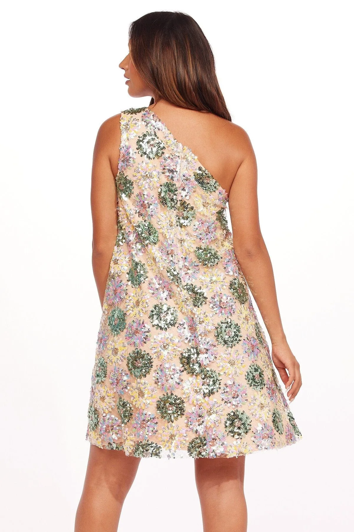 Solona Dress - Disco Daisy Artistic Shape