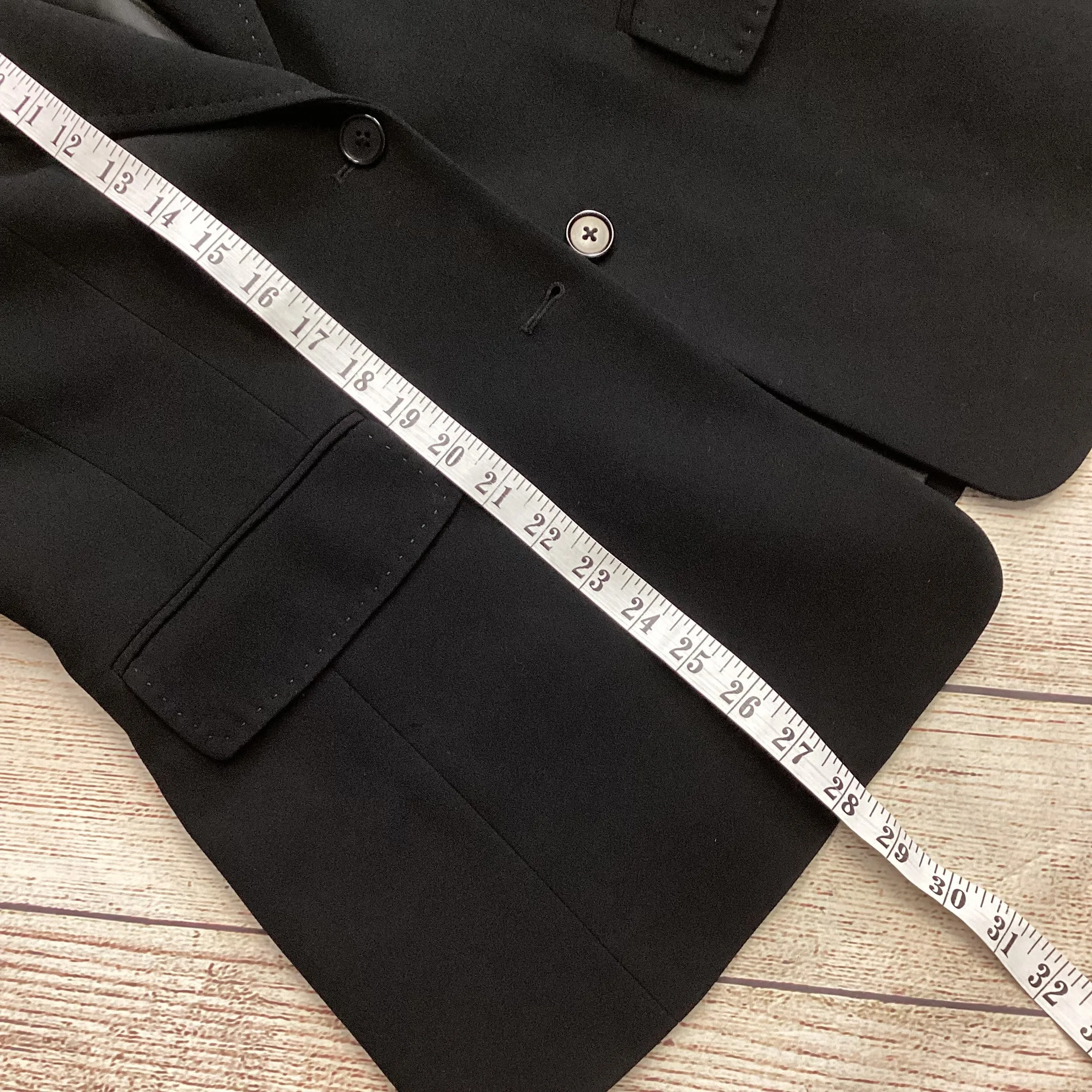Linea Black Smart Blazer Size 16