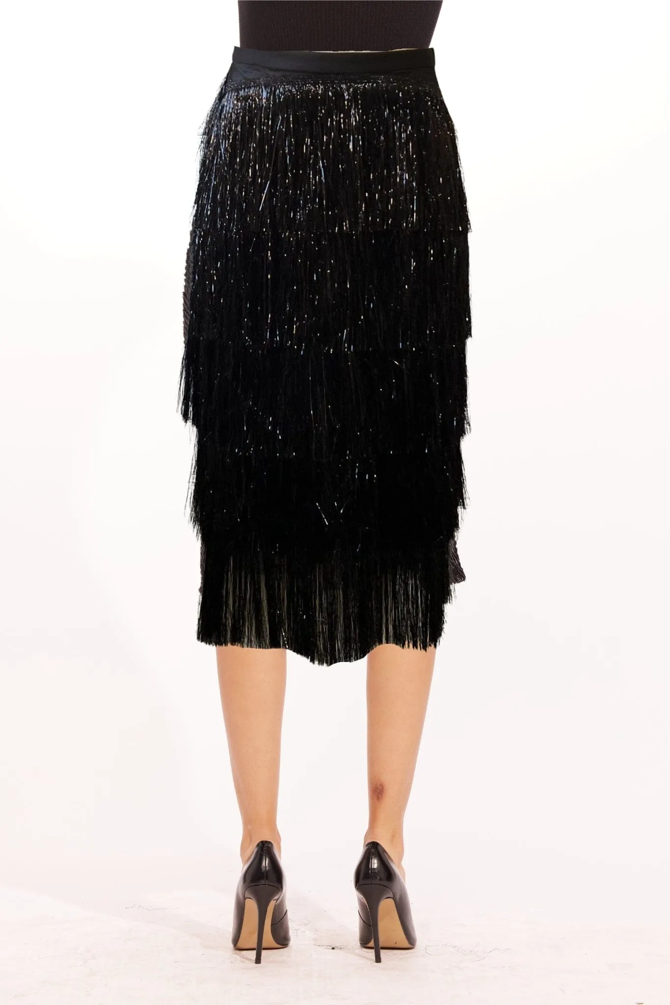 Rita Skirt - Midnight Muse Animal Print Layer Combo