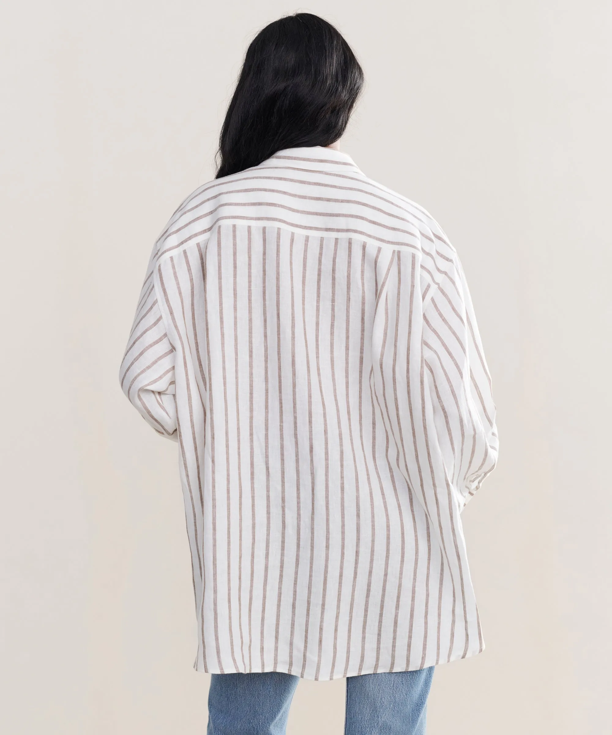 Fashionable Fit Linen Relaxed Oversized Shirt