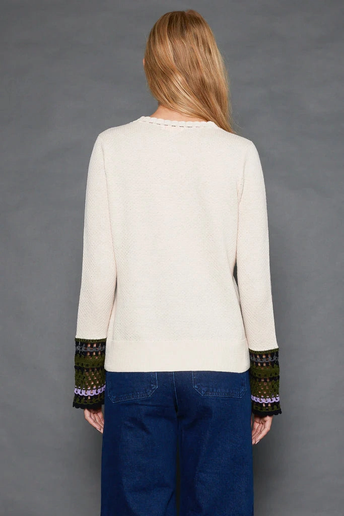 Lisa Todd Cuff Links Sweater Zero Waste Production Snuggle Layers