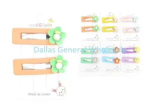 Little Girls Cute Flower Hair Clips Wholesale