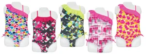 little girl's fashion tankini swimsuits - sizes 4-6x Case of 48
