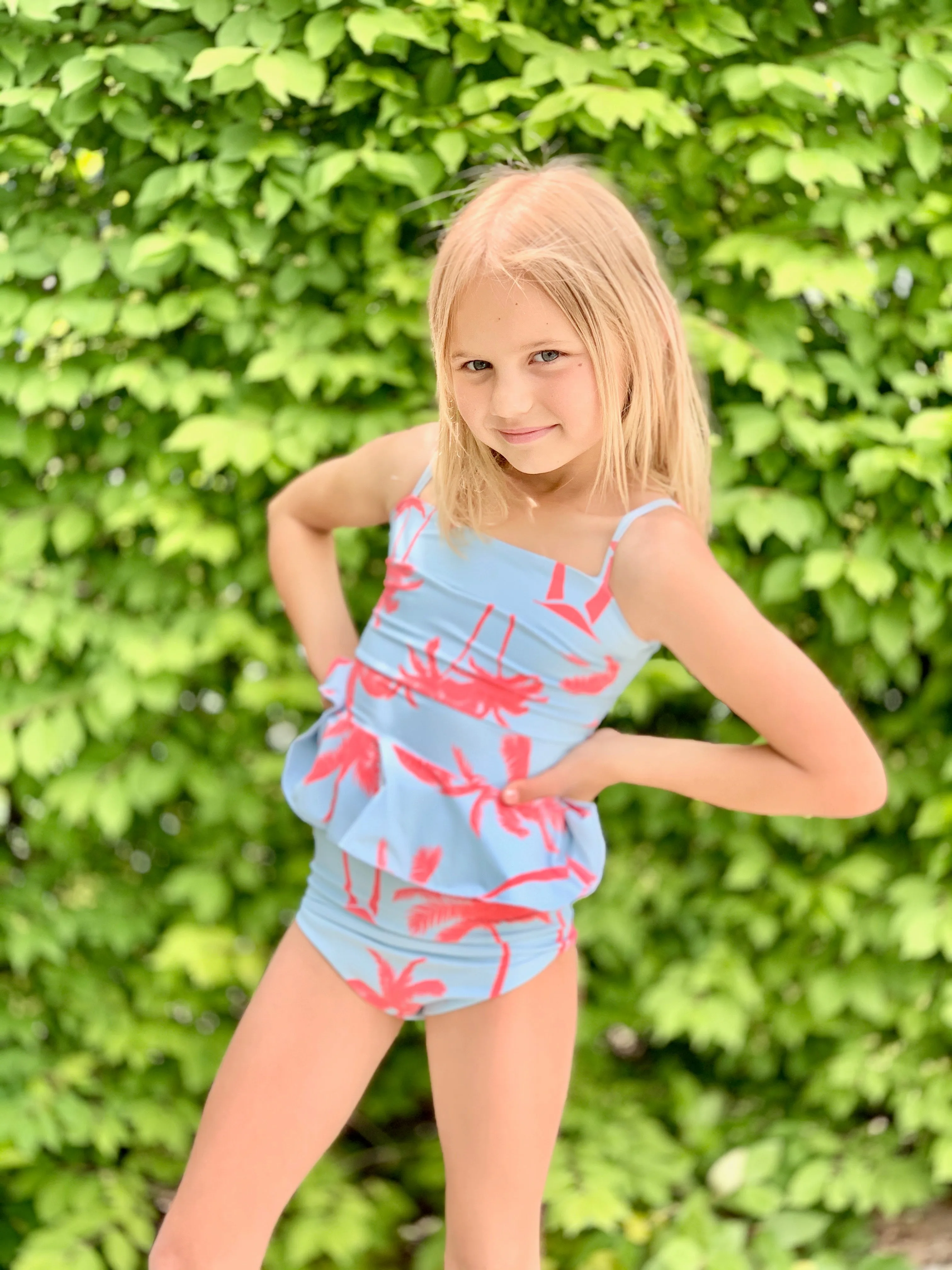Little Girls Marie - Reversible Tankini - $38