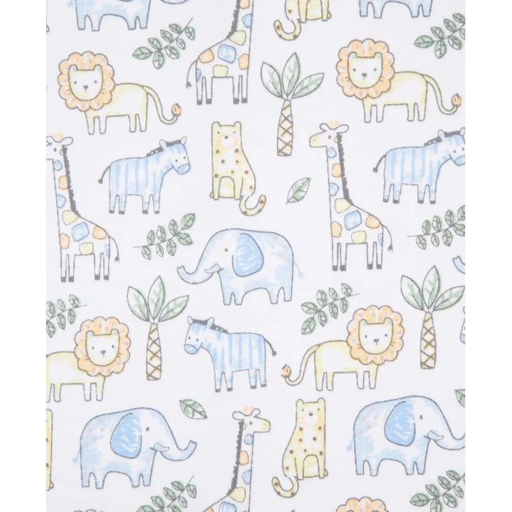 Little Me Boys Safari Rompers - 2 Pack