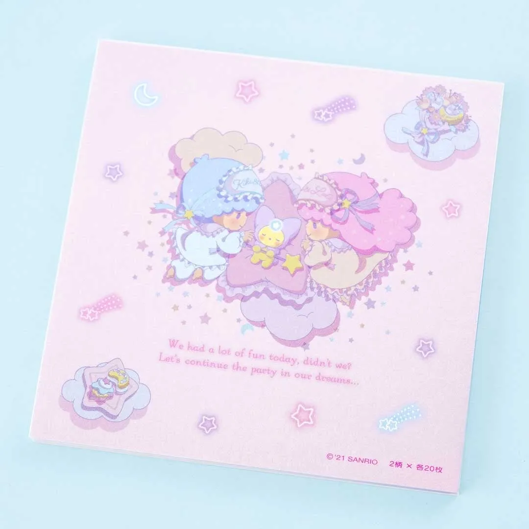 Little Twin Stars Pajama Party Memo Pad