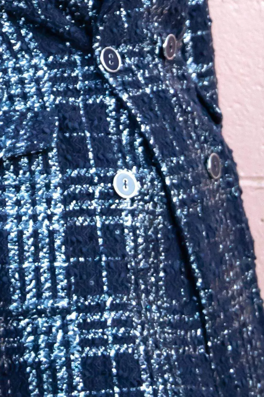 Odor Resistant Lining NonChafing Seam Placement Logan Coat - Midnight Paris