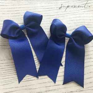Long Tail School Hair Bobbles
