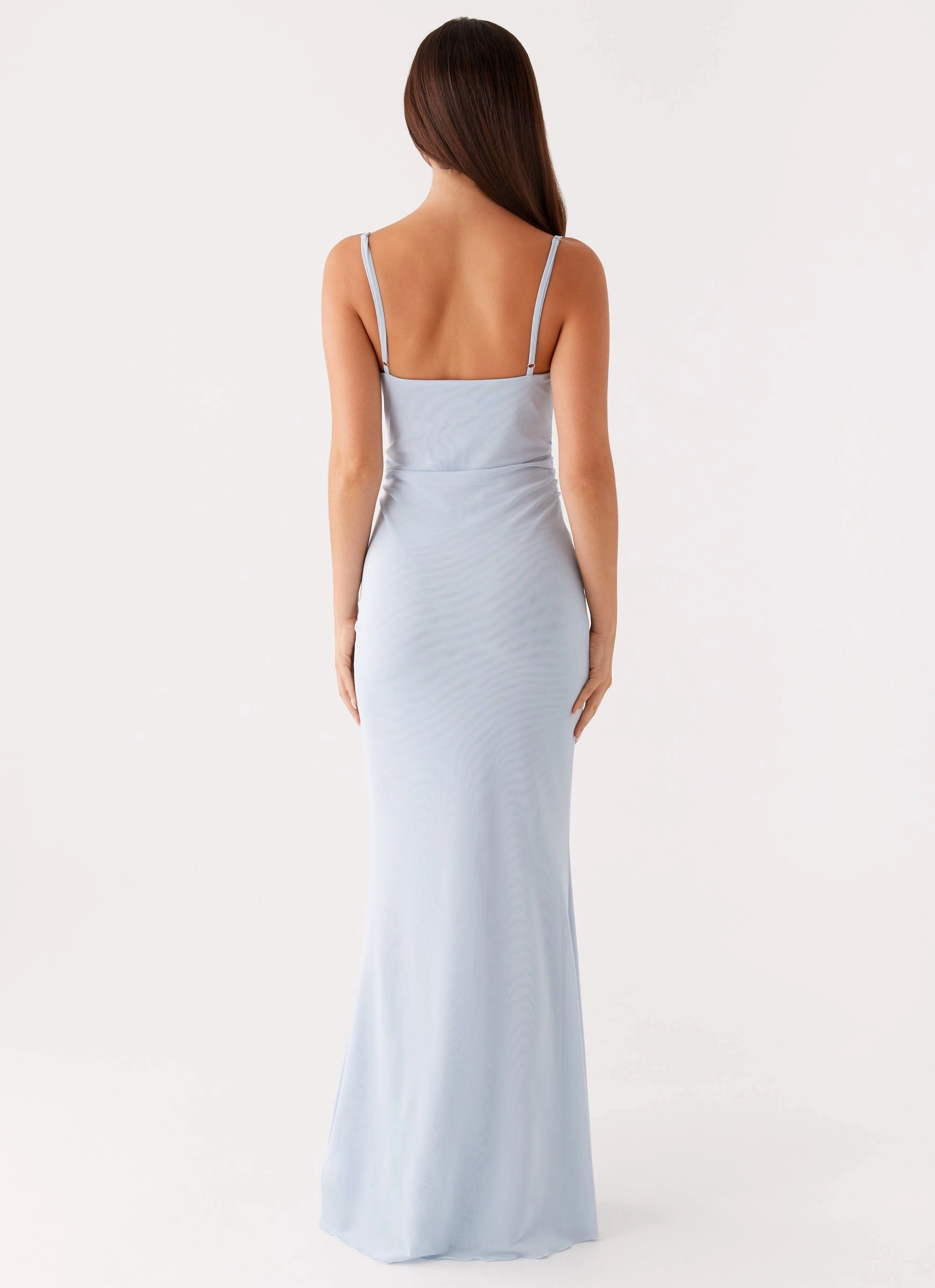 Anna Sophia Maxi Dress - Blue Minimal Harmony Mood Focused