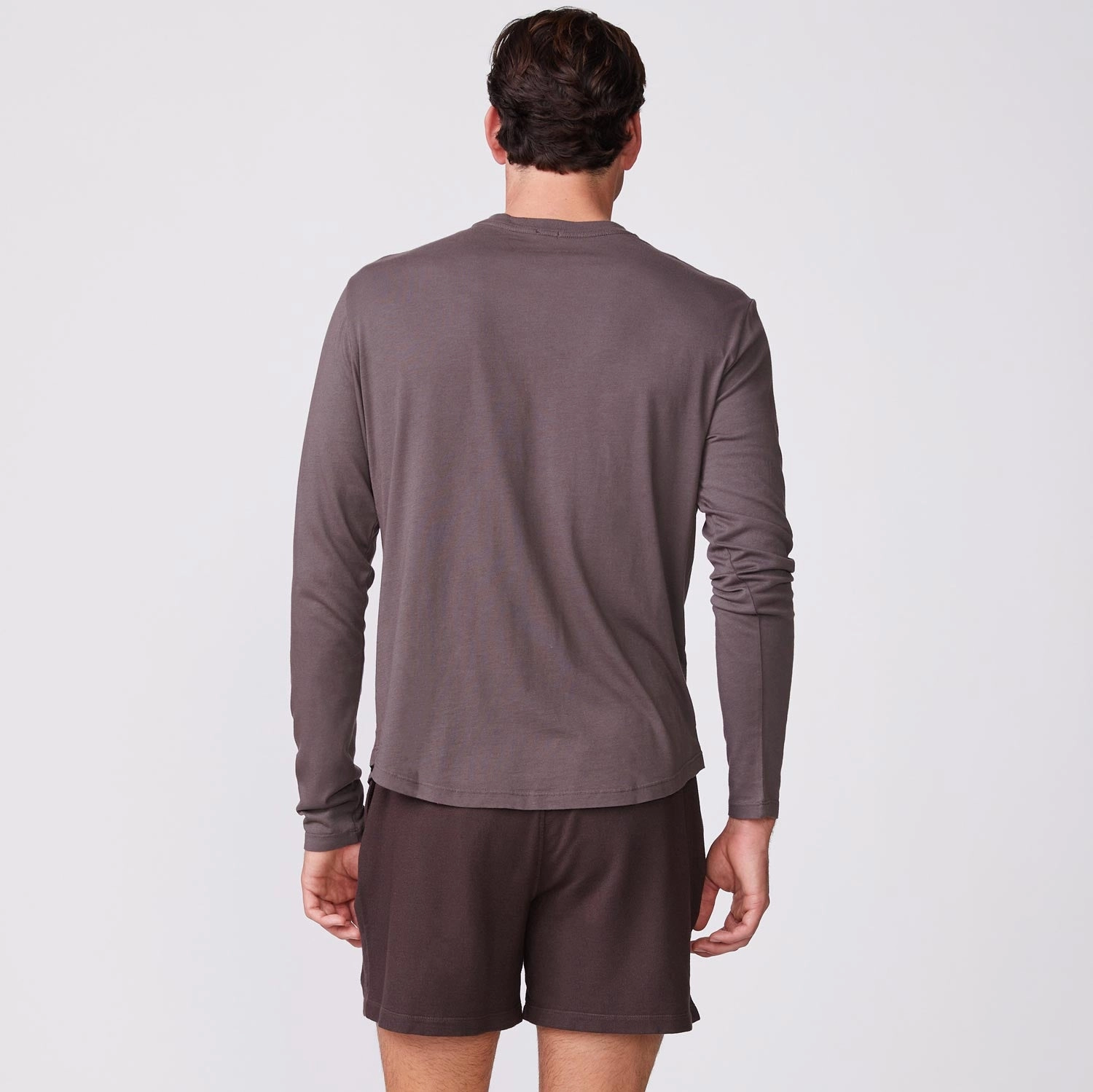 SheerLayering Long Sleeve Henley