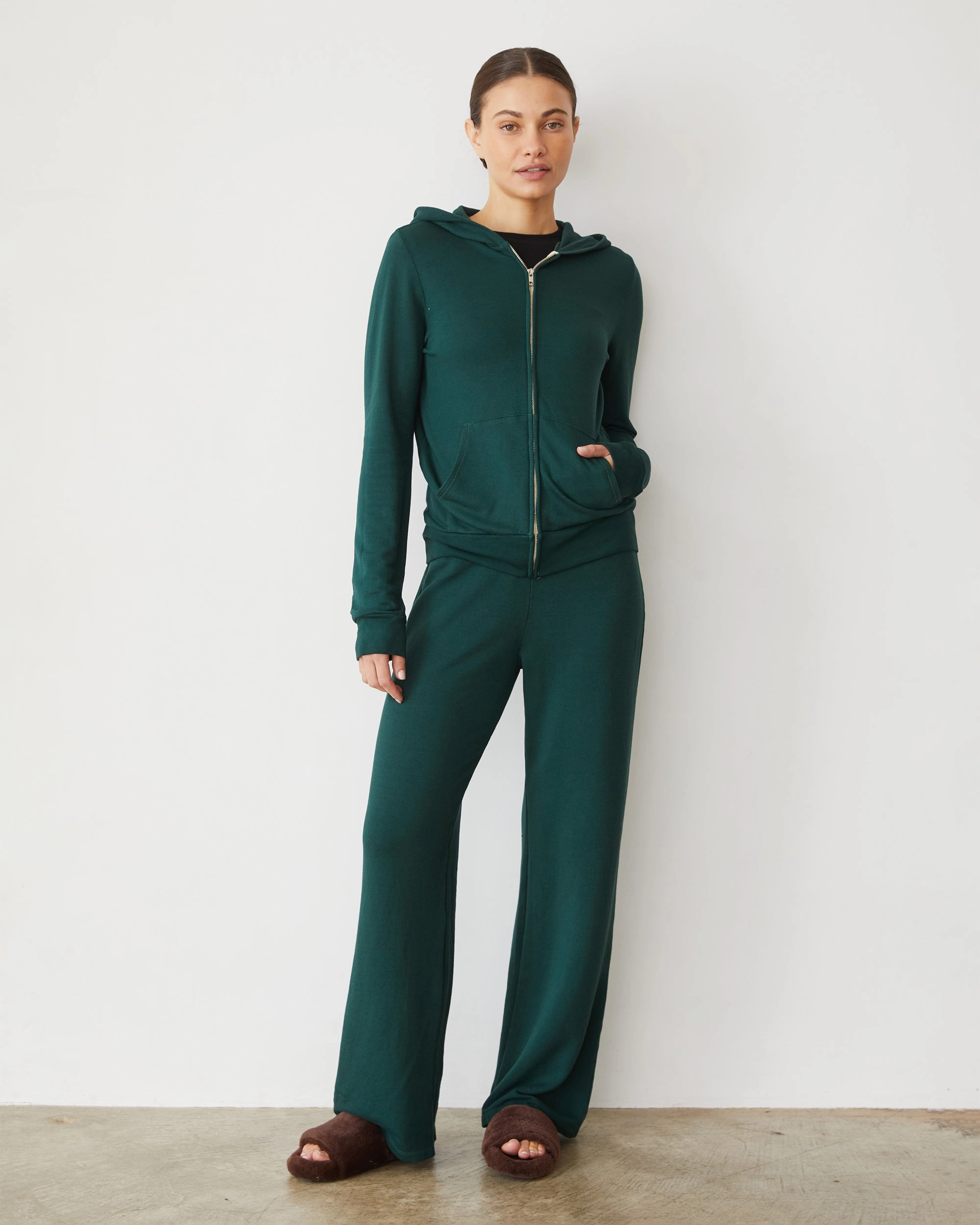 Softfleece Zip Up Hoody Warm Layer RelaxedSilhouette