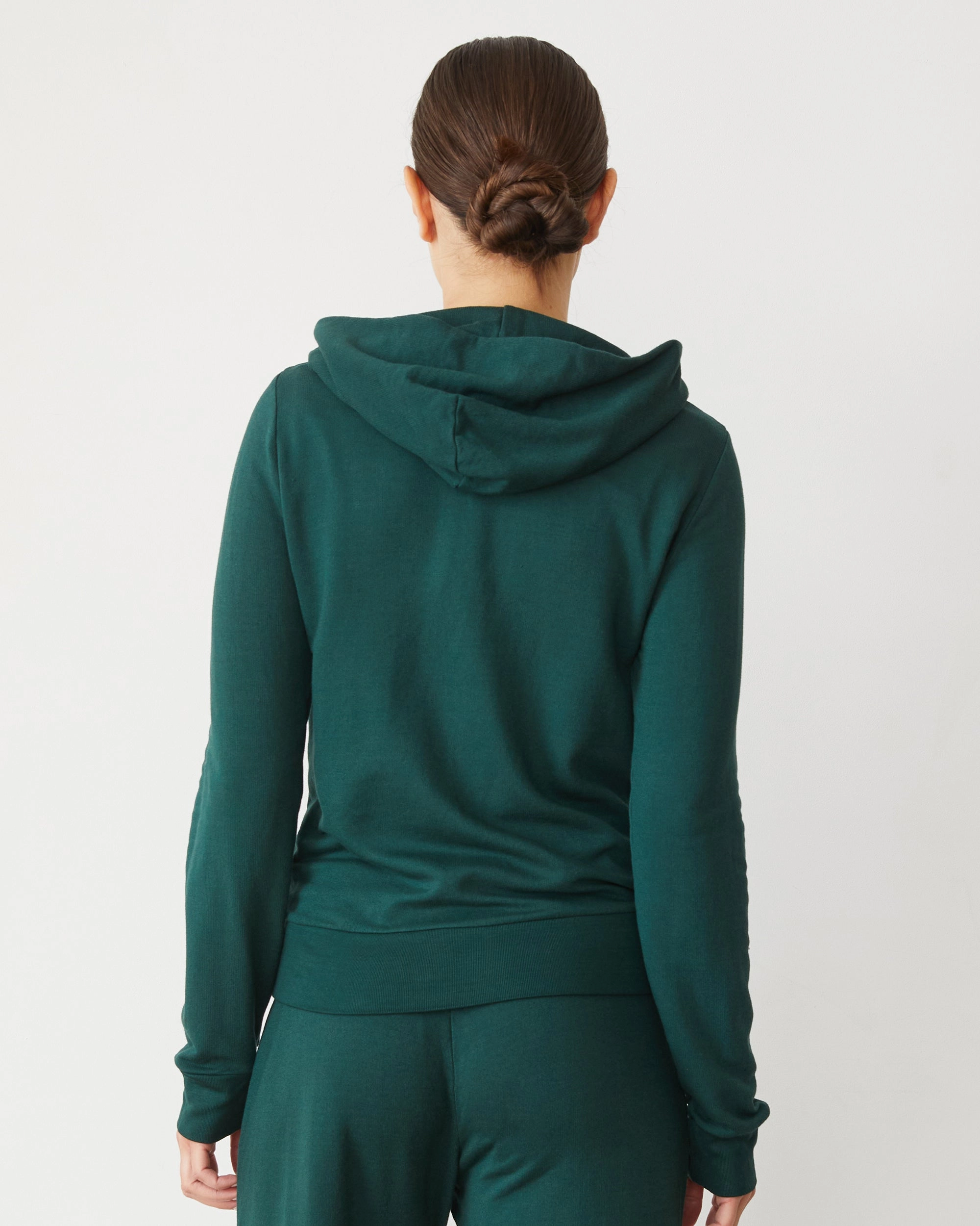 TaglessComfort Non Restrictive Collar Softfleece Zip Up Hoody