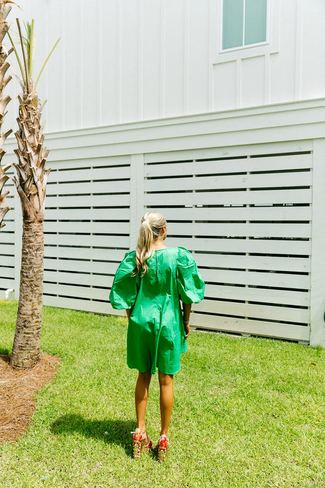 Look Good Mini Dress - Green