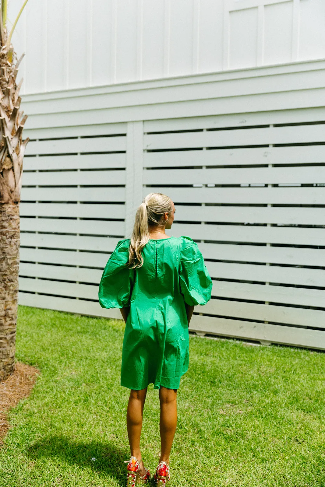 Look Good Mini Dress - Green
