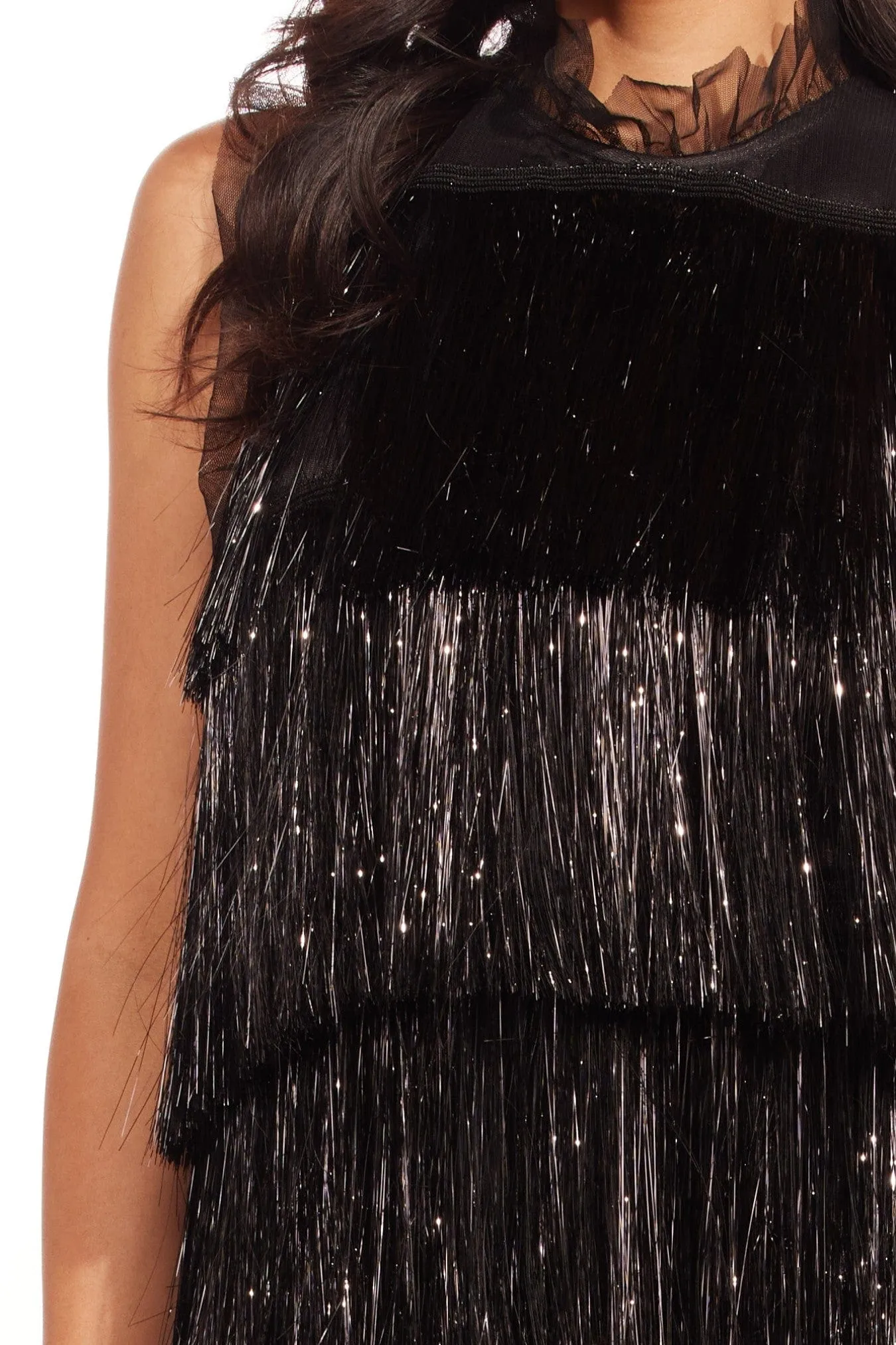 Side Ruching Lorca Dress ?C Midnight Muse