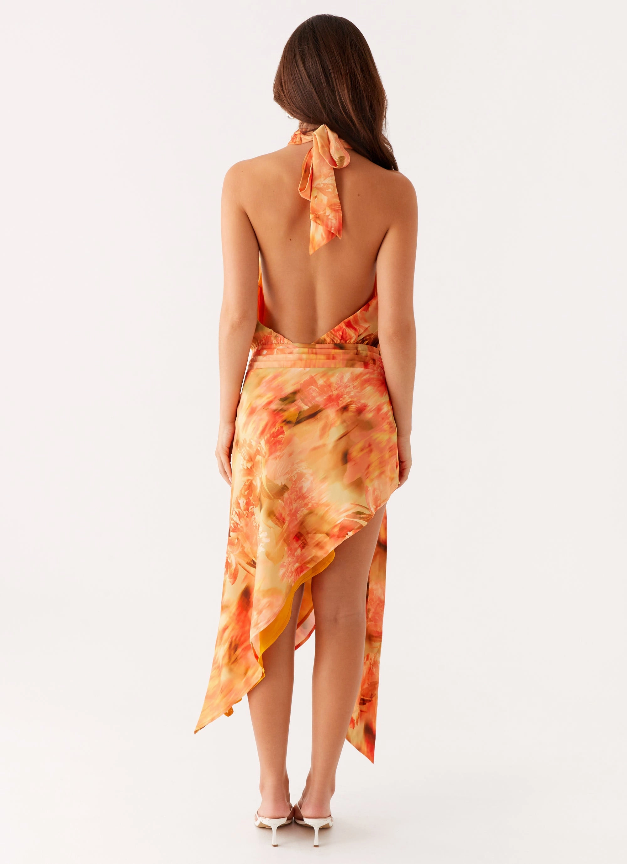 Style Moment Lou Midi Dress - Sunset Floral