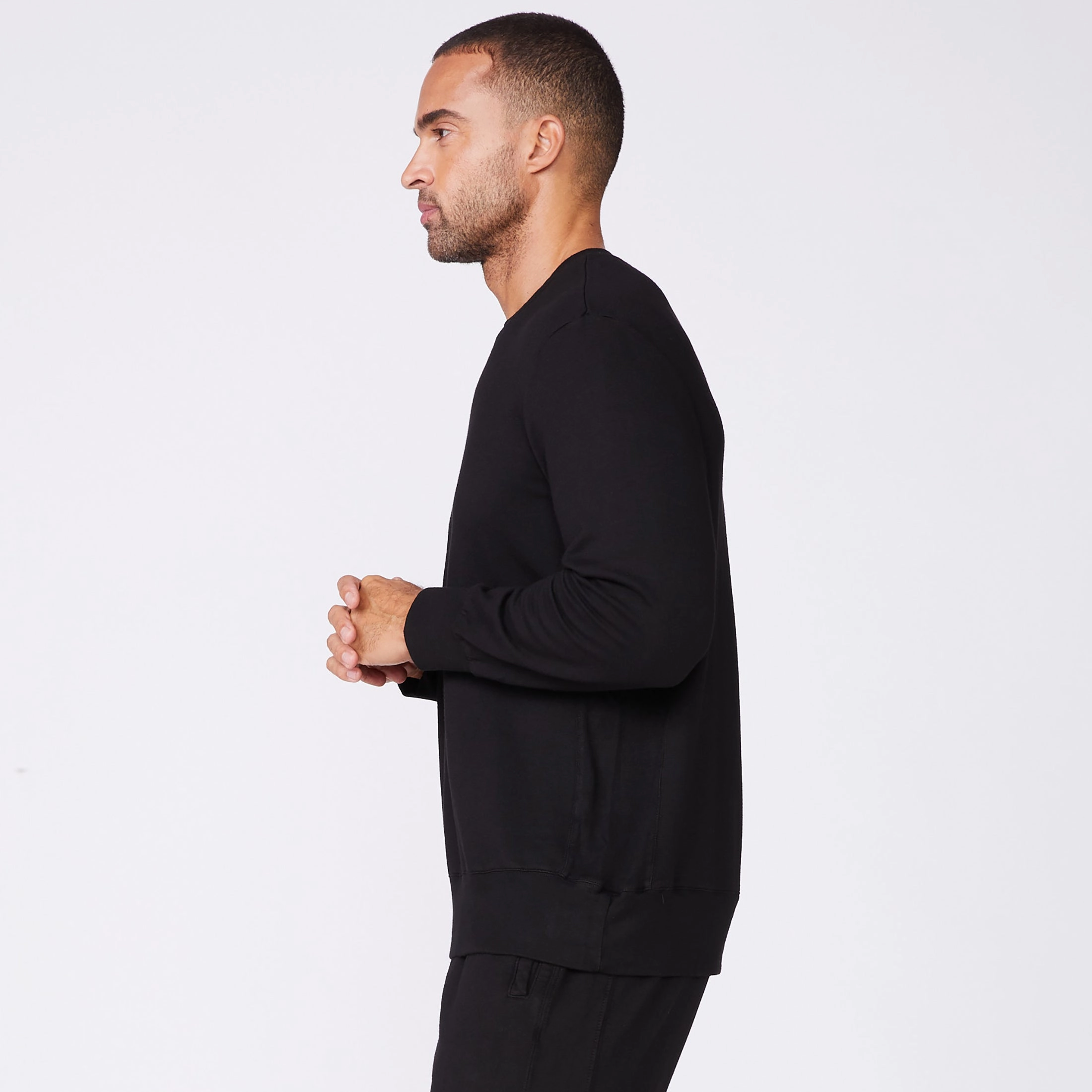 Lounge Sweatshirt Double Stitched Seams