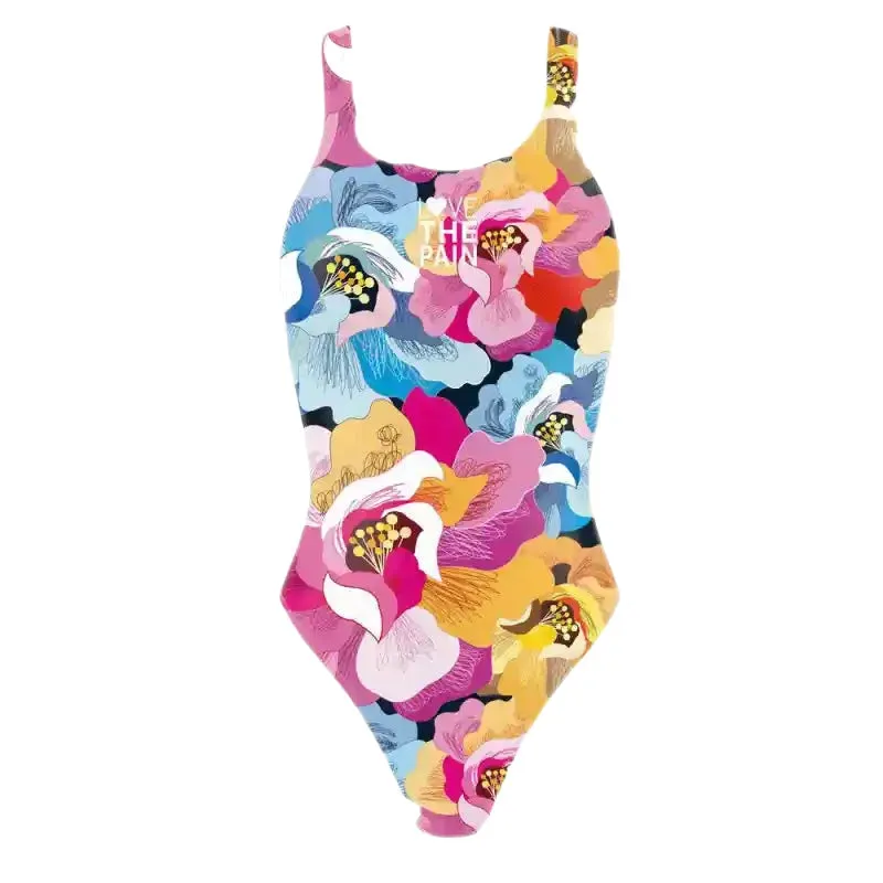 Love The Pain Backless Swimsuit