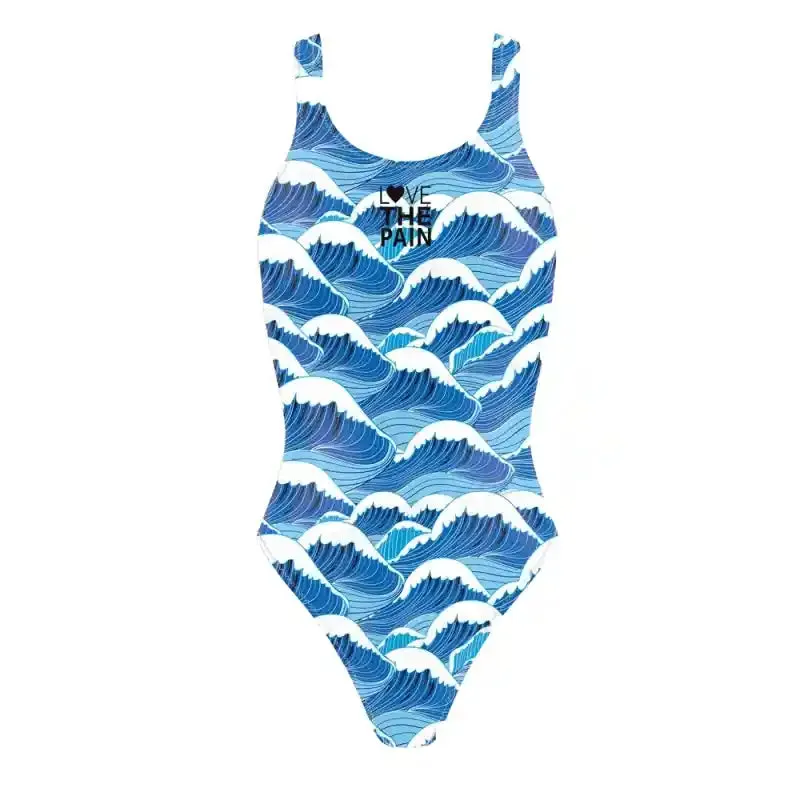 Love The Pain Backless Swimsuit