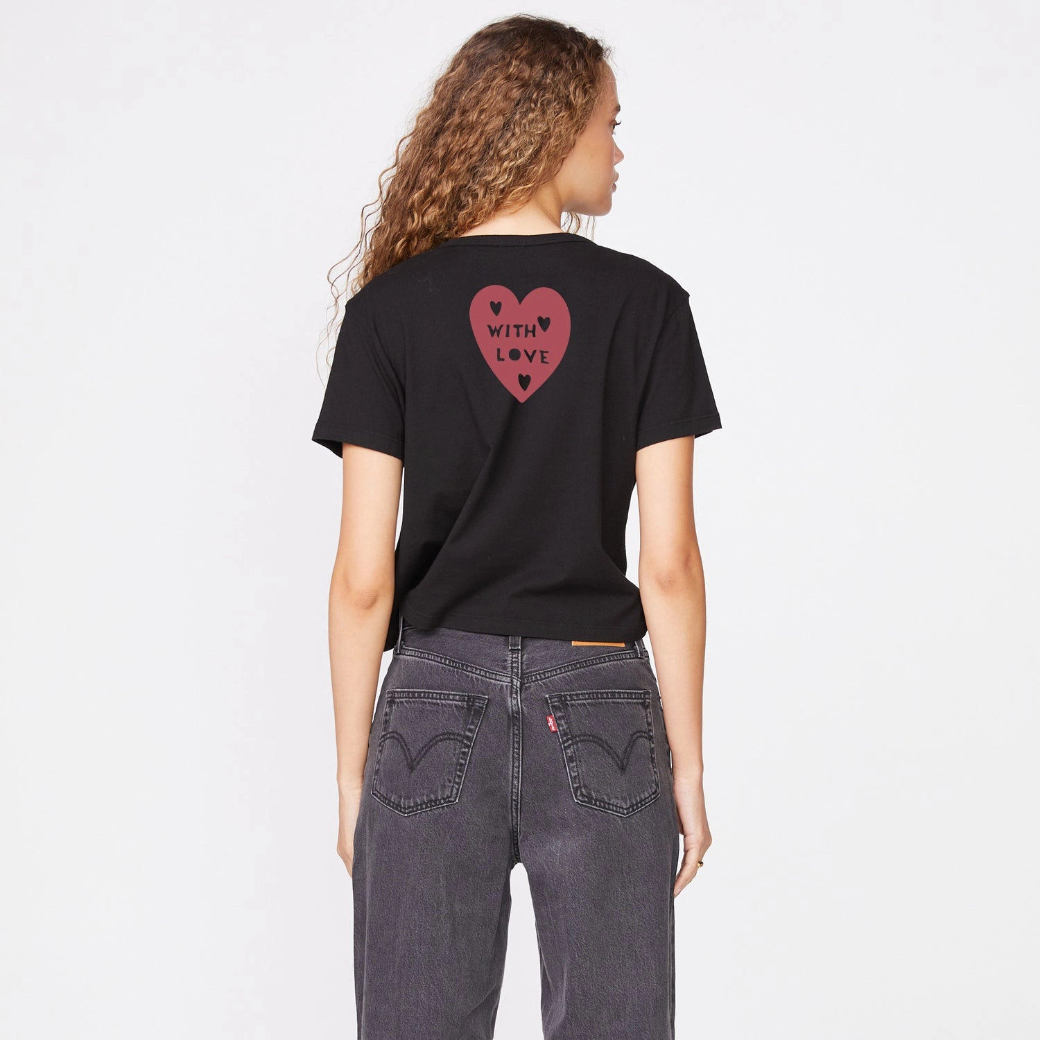 Love Letter 50's Tee Four Way Stretch Basic Long Sleeve