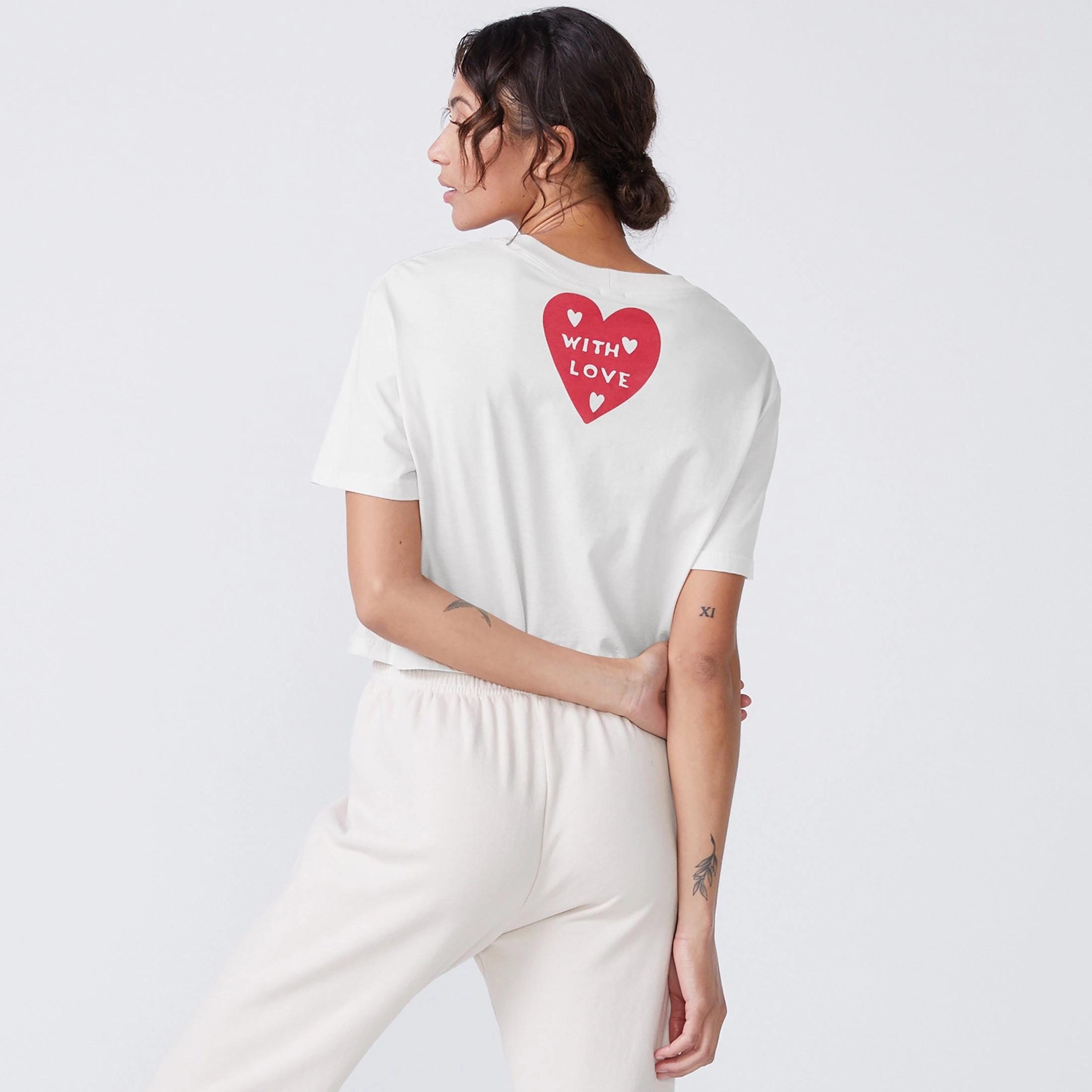 Love Letter 50's Tee ReinforcedArmholes Flexible Waistband