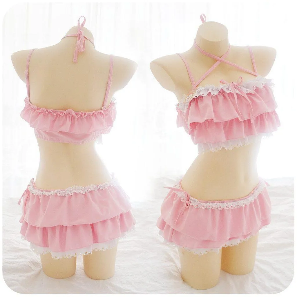 Lovely Falbala Bikini Suit AD0255