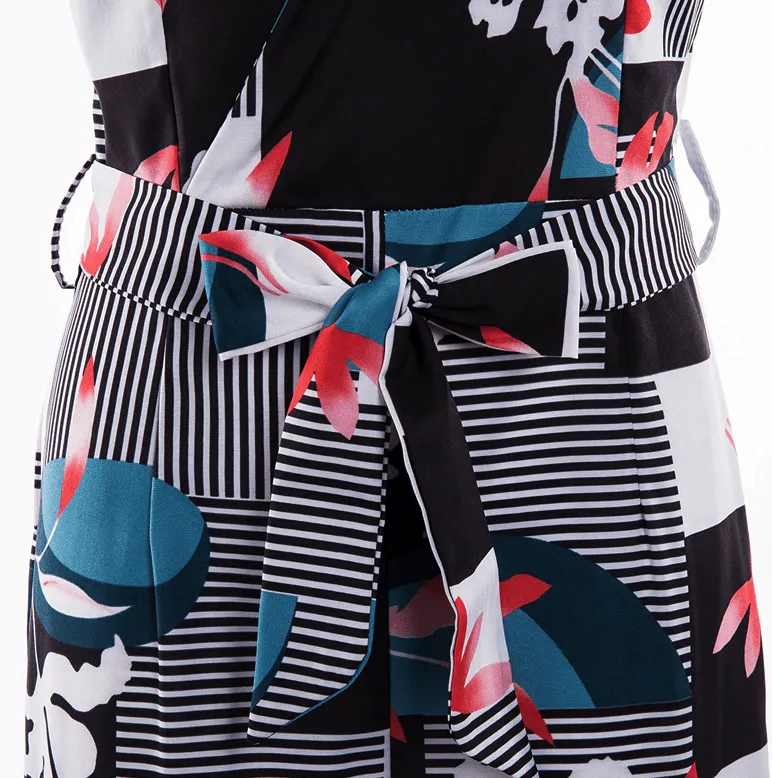 Lovely Loose Floral Jumpsuit