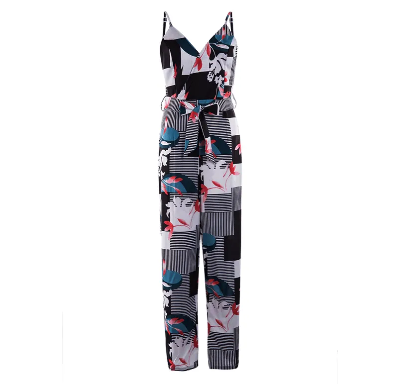 Lovely Loose Floral Jumpsuit
