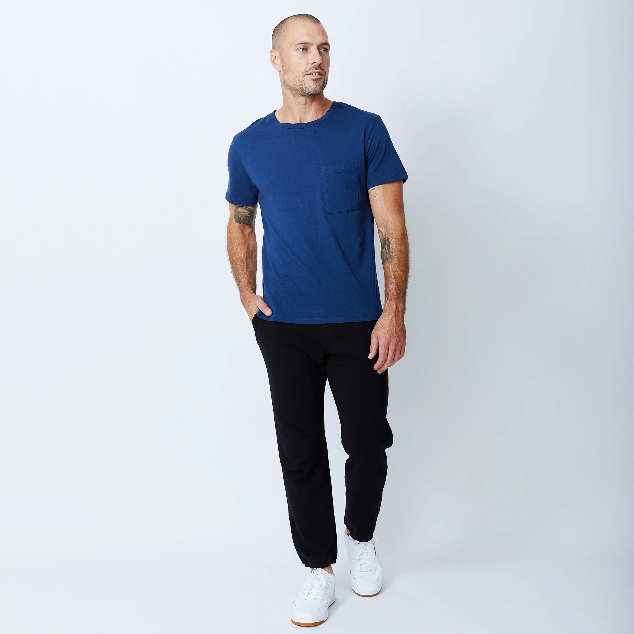 MidweightJersey Relaxed Pocket Crew
