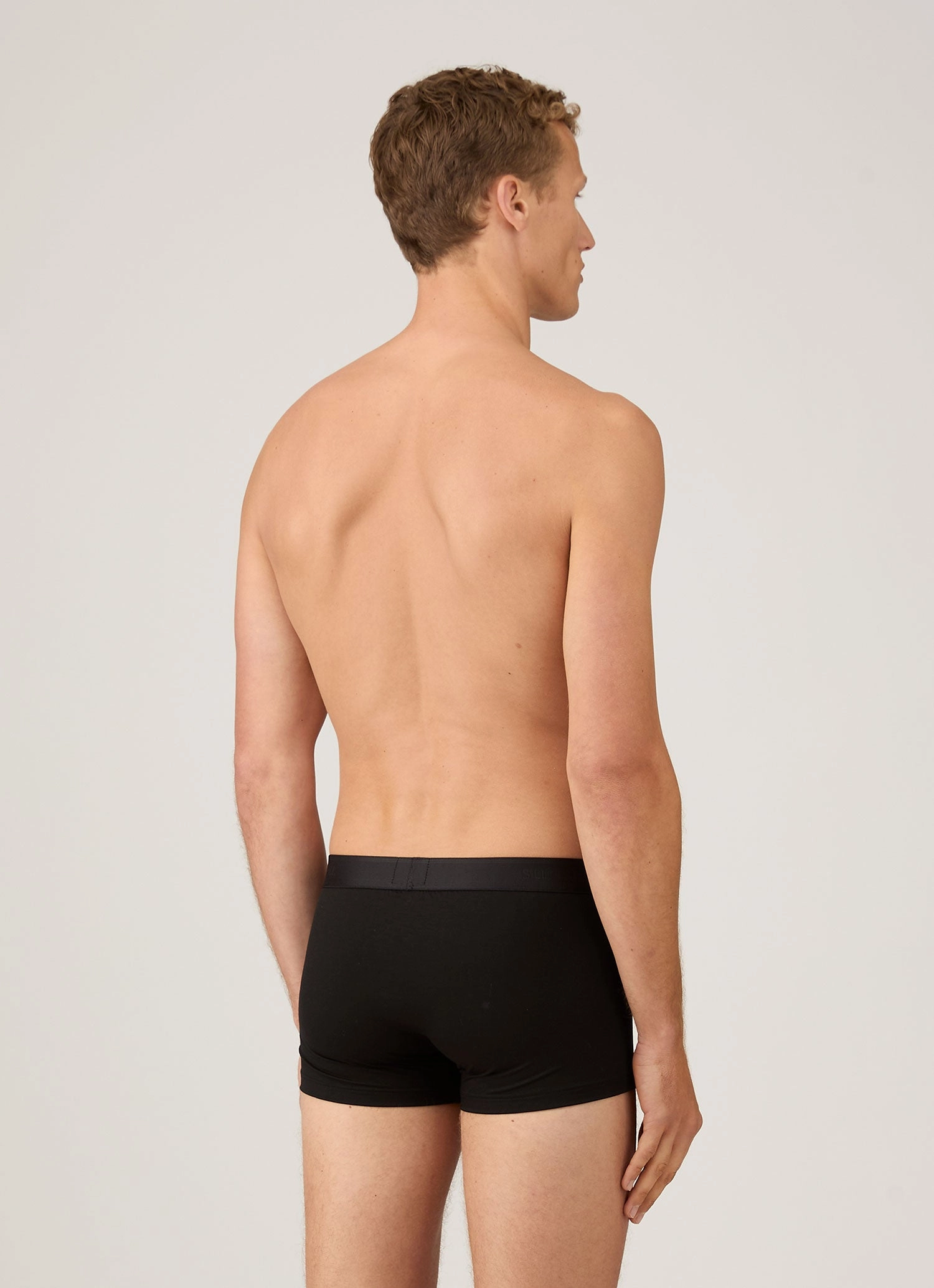 Easy Style Wear Relaxed Wear LowWeightKnit Men's Tencel? Trunks in Black