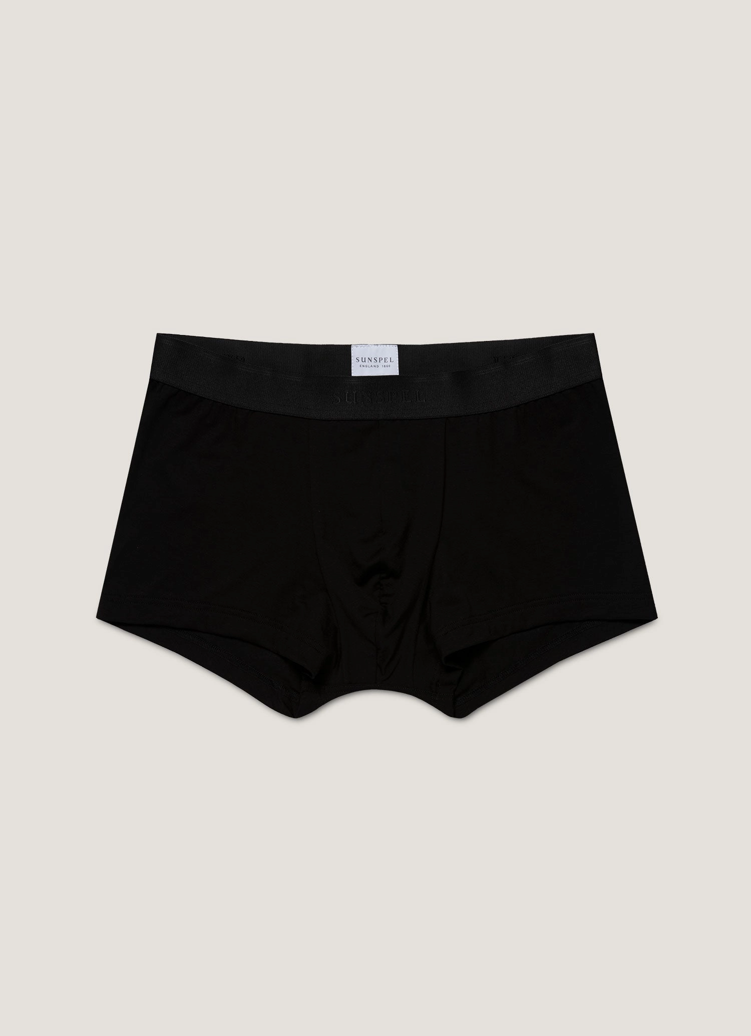 Comfy Vibe LowWeightKnit Men's Tencel? Trunks in Black