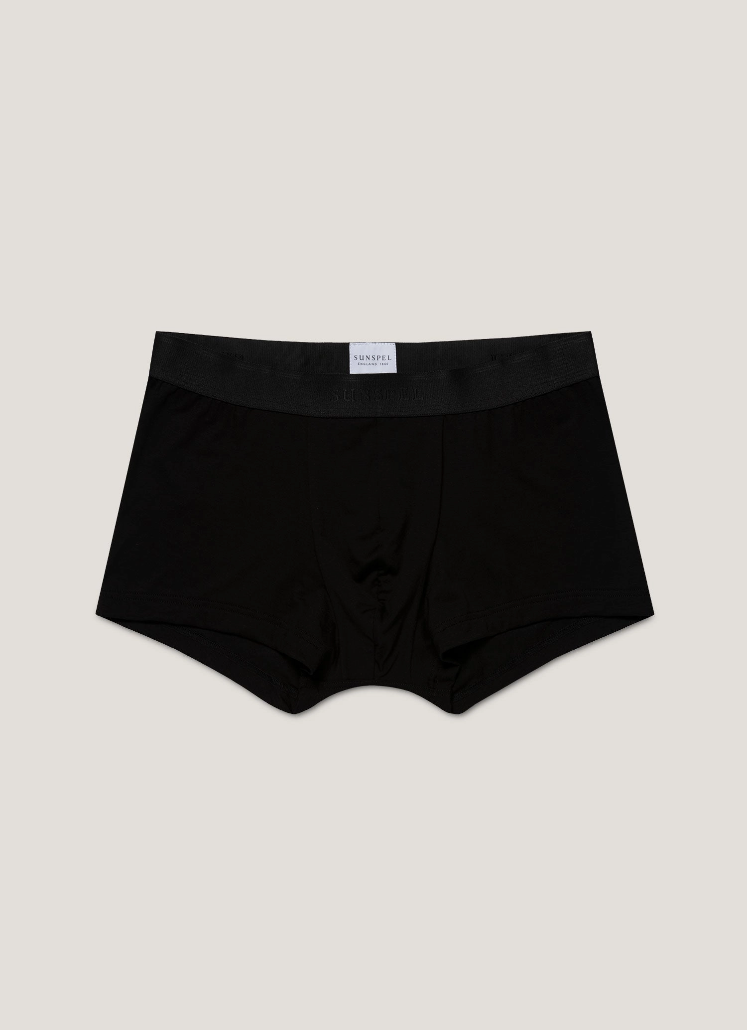 Relaxed Vibe LowWeightKnit Men's Tencel? Trunks in Black